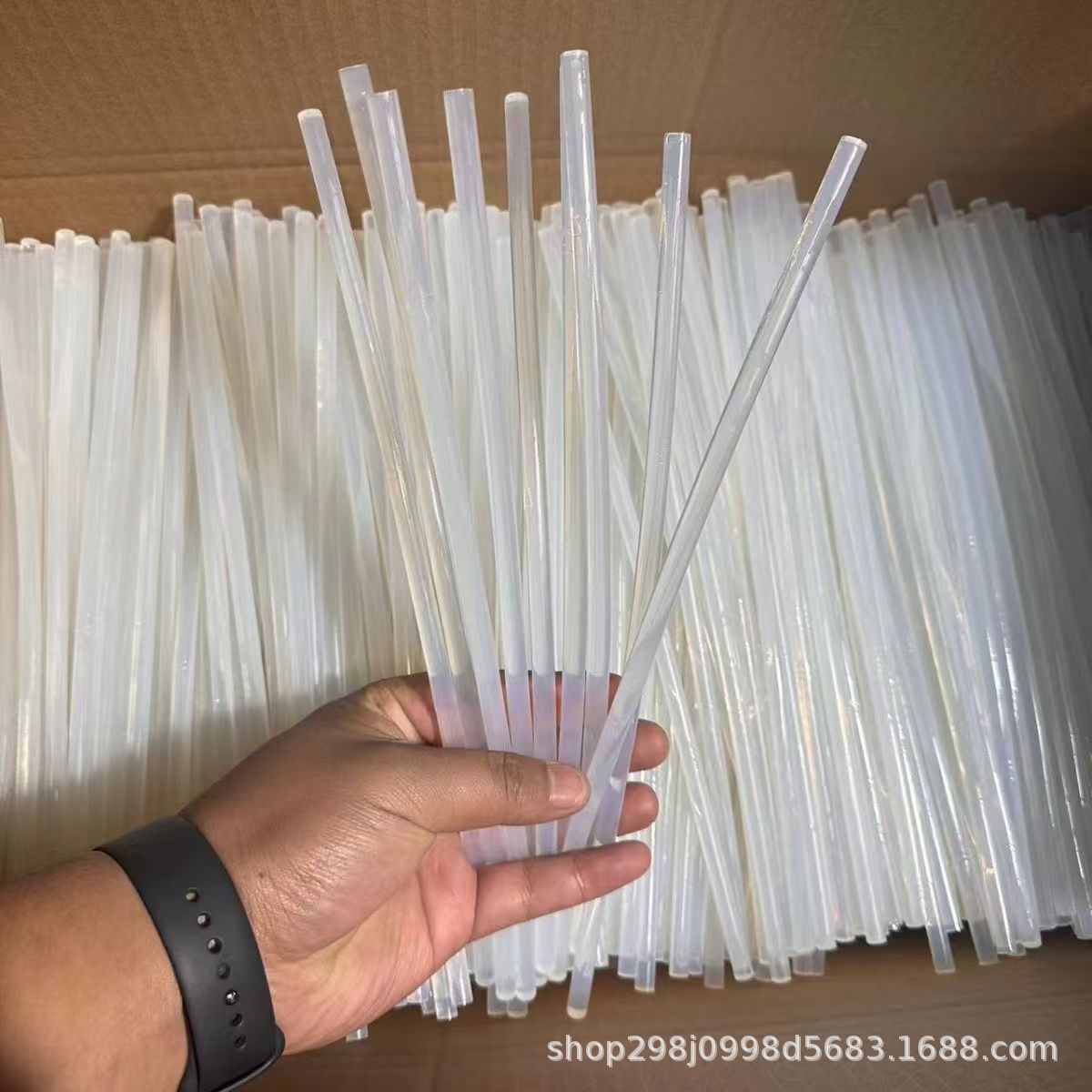 Fábrica de cabello recto inteligente varilla de torsión 7.5mm cifrado mezcla creativa DIY al por mayor mano de jardín de infantes