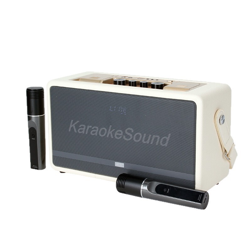 W450S ポータブル Bluetooth スピーカーデュアル U セグメントワイヤレスマイクライブブロードキャストポータブルオーディオカラオケスクエアダンス楽器オーディオ|undefined