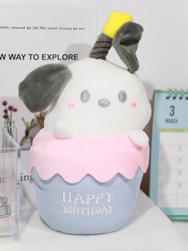日本の歌う漫画ぬいぐるみ誕生日ケーキかわいいおもちゃ学生子供のギフトの装飾品|undefined