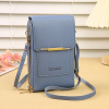 Phone bag, universal mobile phone, wallet with zipper, touch screen, Korean style