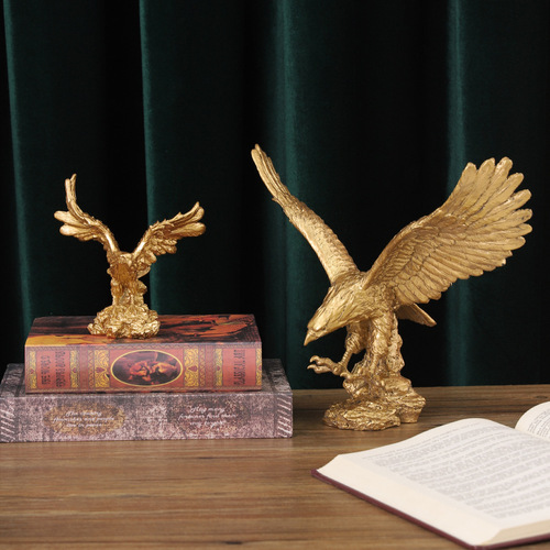 Dapeng spreading wings eagle ornaments home entrance study room company boss desk decoration ornaments opening gifts