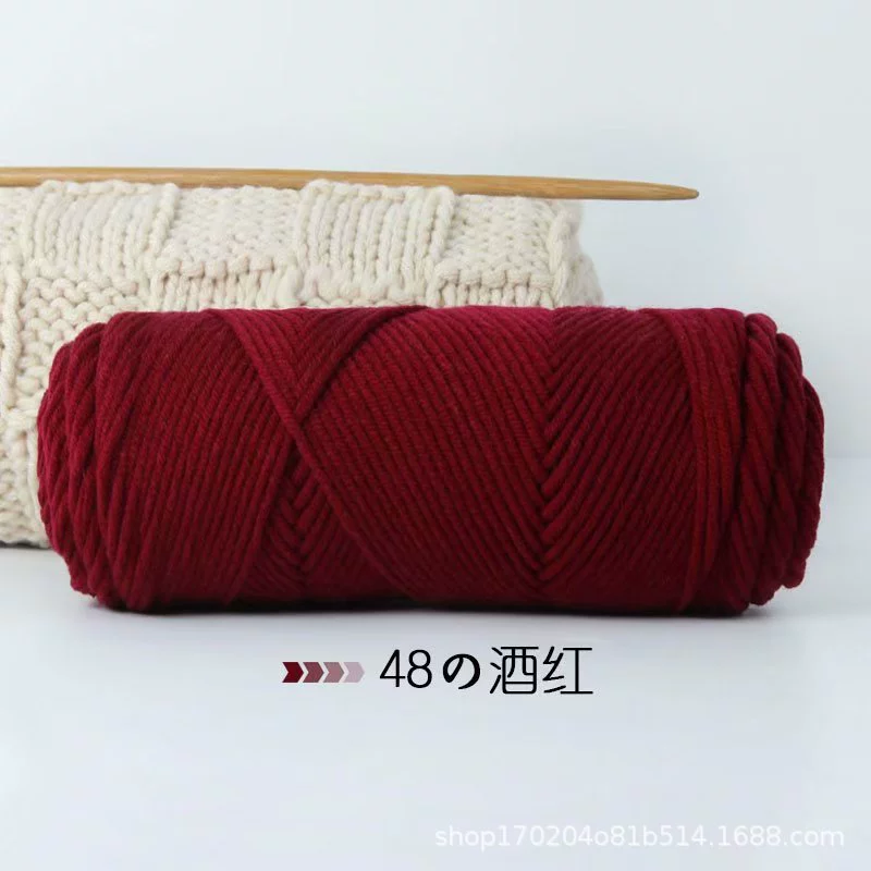 Хлопковая пряжа с tufting 8*7S, узлы для DIY ковров и ковриков, многоцветная палитра 70+ оттенков