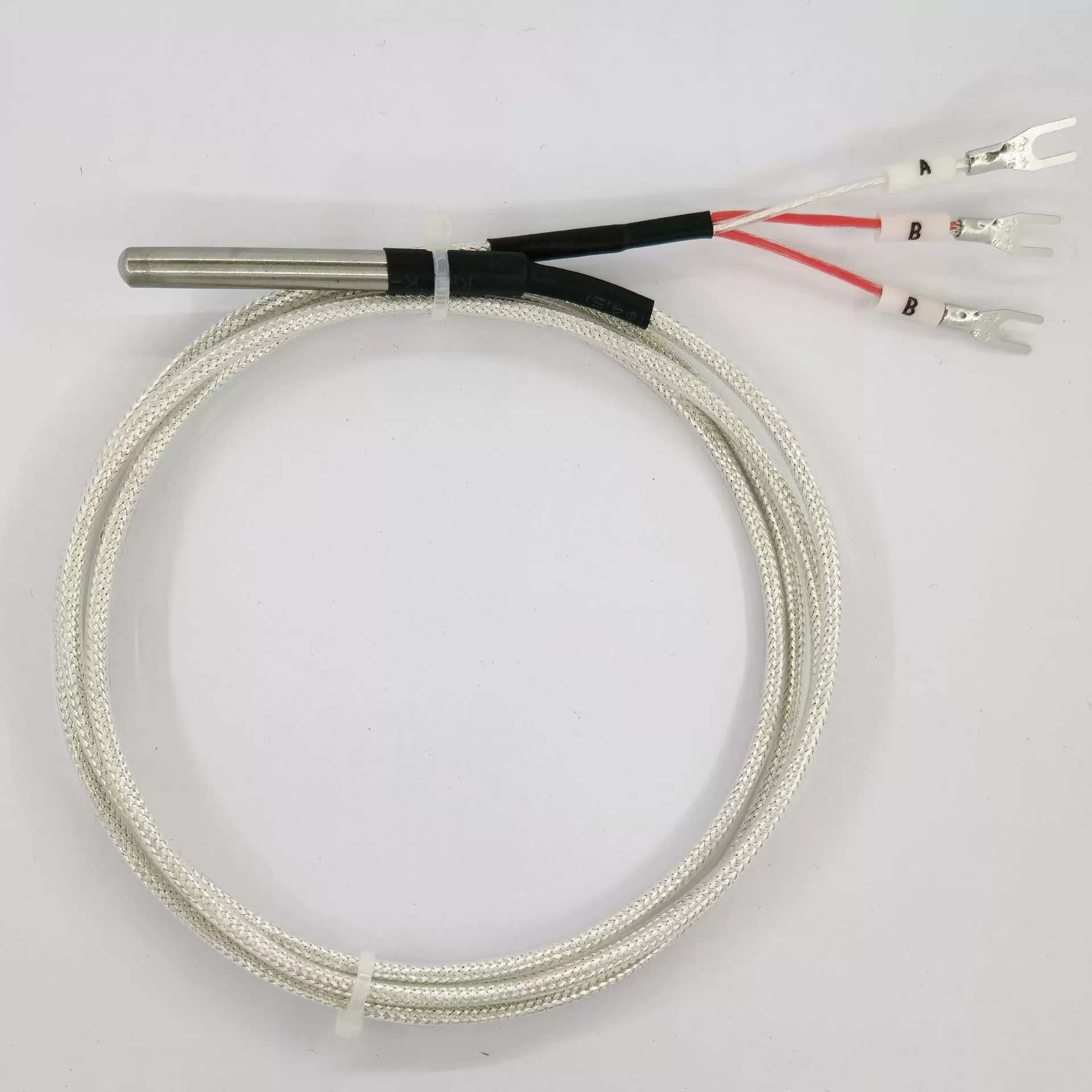 Прямой завод Гонконг Baoguang PT100 зонд Датчик теплового сопротивления беззубый силиконовый высокотемпературная линия высокая точность