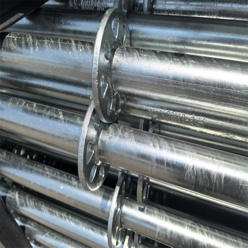 热镀锌盘扣立杆横杆斜拉杆尺寸齐全工地使用桥梁使用保热镀锌