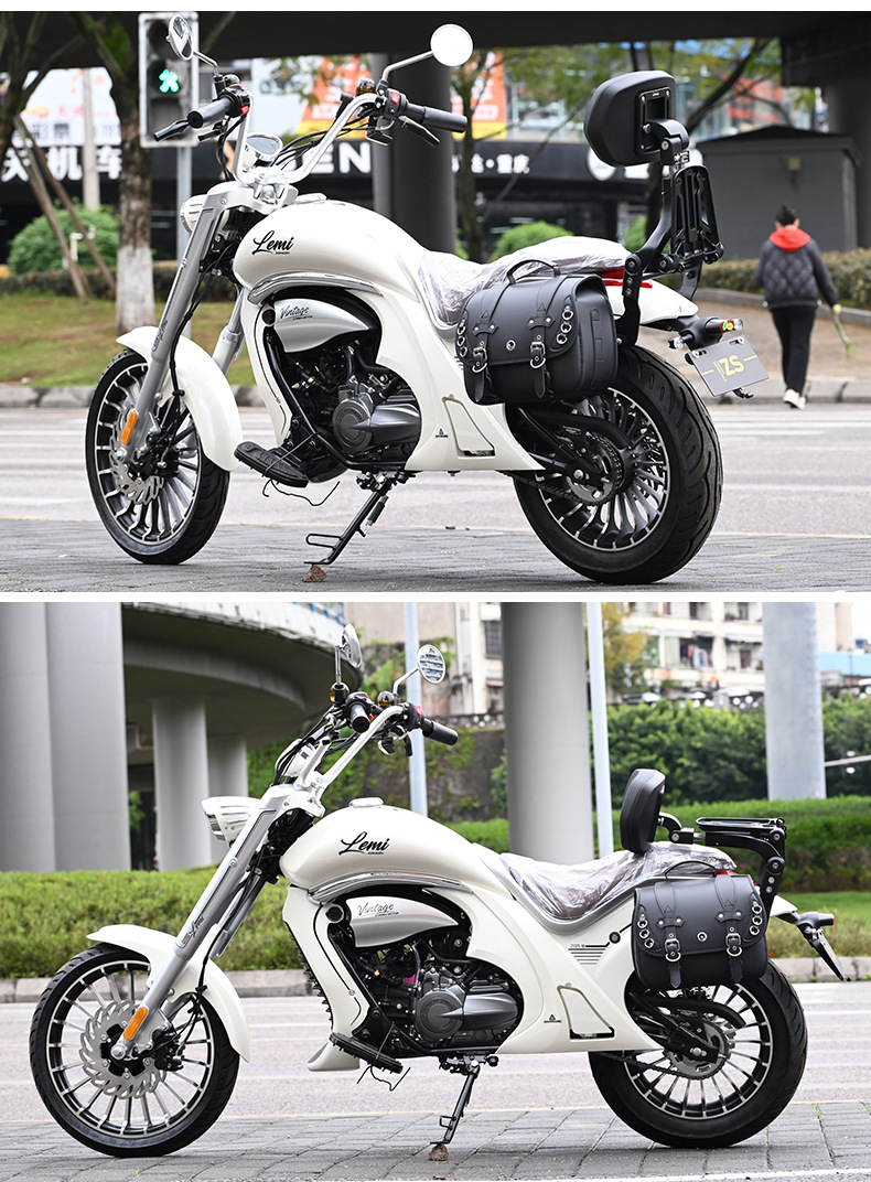 Suitable for Zongshen LEMI -24.999999999% off motorcycle with stackable backrests for driver and passenger, and retractable seat backrests