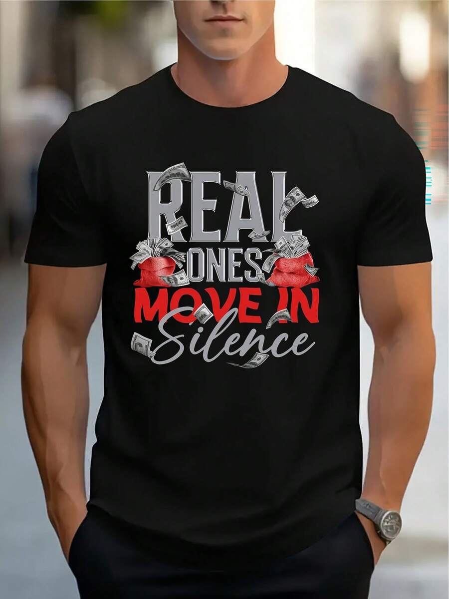 Pure Cotton Men's Skull Bandage Pattern Top Fun "Real Bones Moving" Design for Casual Wear_viptrois.com