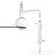 Full glass distiller Full glass pure water distiller device Cosmetic essence purification Round bottom/flat bottom 500ml