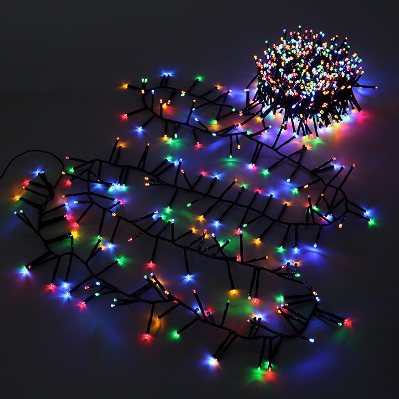 Línea LEDpvc transfronteriza de bajo voltaje ciempiés al aire libre atmósfera navideña luces de colores jardín jardín jardín centro comercial petardos cadena de luces