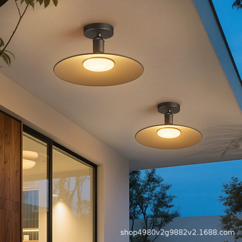 Outdoor Waterproof Ceiling Lamp, Entrance Hall Lamp, Industrial Style Porch Lamp, Balcony Ceiling Lamp, New Normcore Courtyard Lamp Outdoor Waterproof Ceiling Lamp, Entrance Hall Lamp, Industrial Style Porch Lamp, Balcony Ceiling Lamp, New Normcore Courtyard Lamp