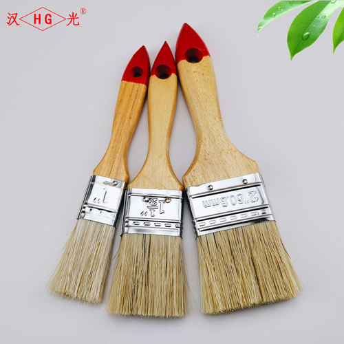 Paint brush manufacturer wholesale, export paint brushes 1-4 inches, oiled hole red tail paint brushes, bulk purchase preferred.