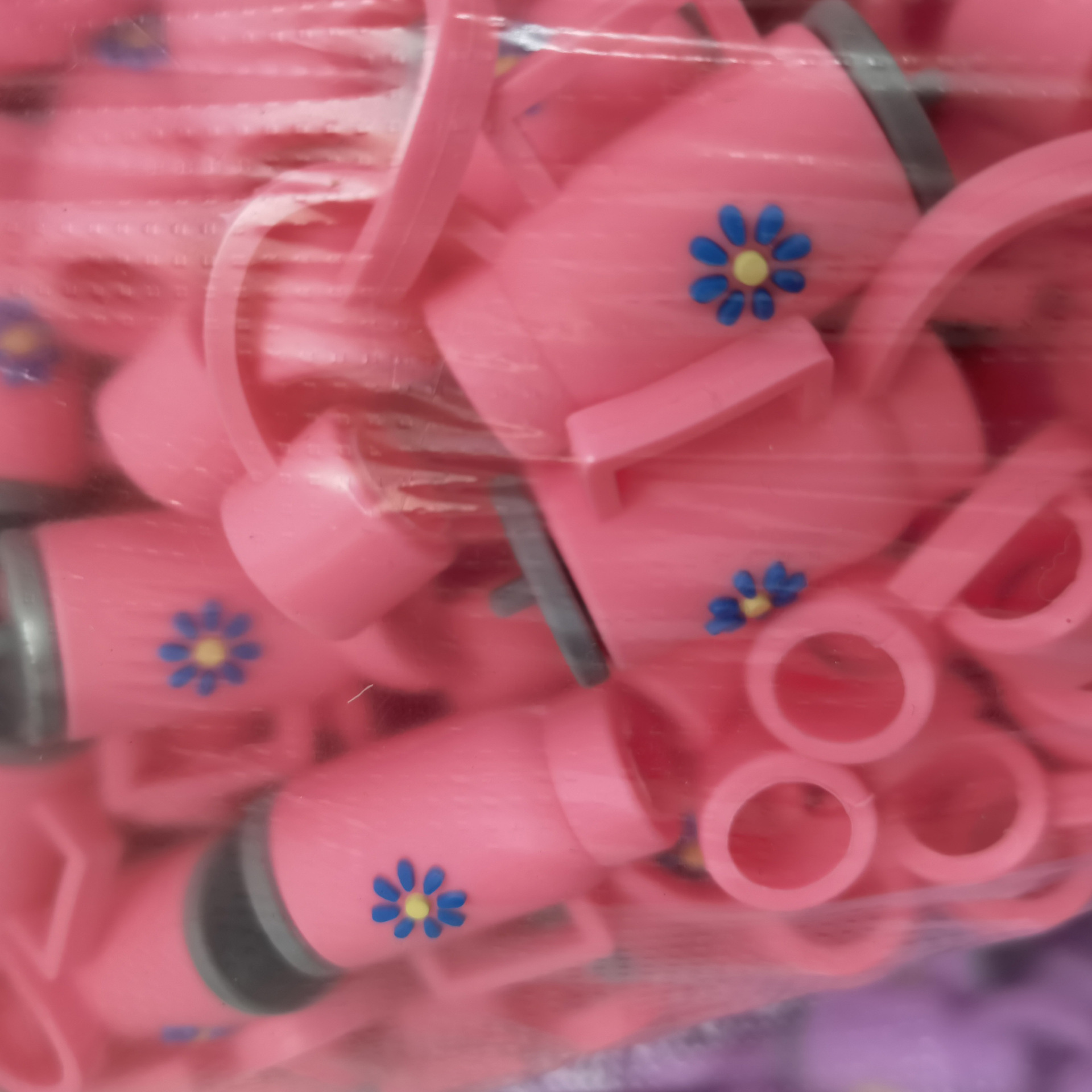 吸管保护套玫红色