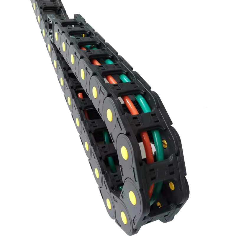 批发工程塑料电缆拖链 45*400万向S型塑料拖链油管穿线塑料拖链