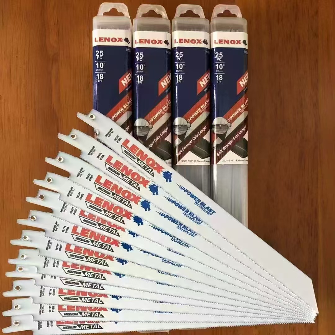 LENOX雷诺克斯马锯锯条8/9/14寸切割钢筋铁件金属锯条往复锯条