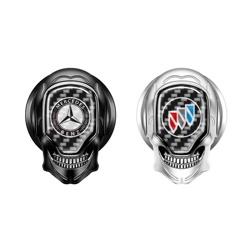 Car One-touch Start Protective Cover Button Switch Universal Modification Key Black Technology Interior Supplies