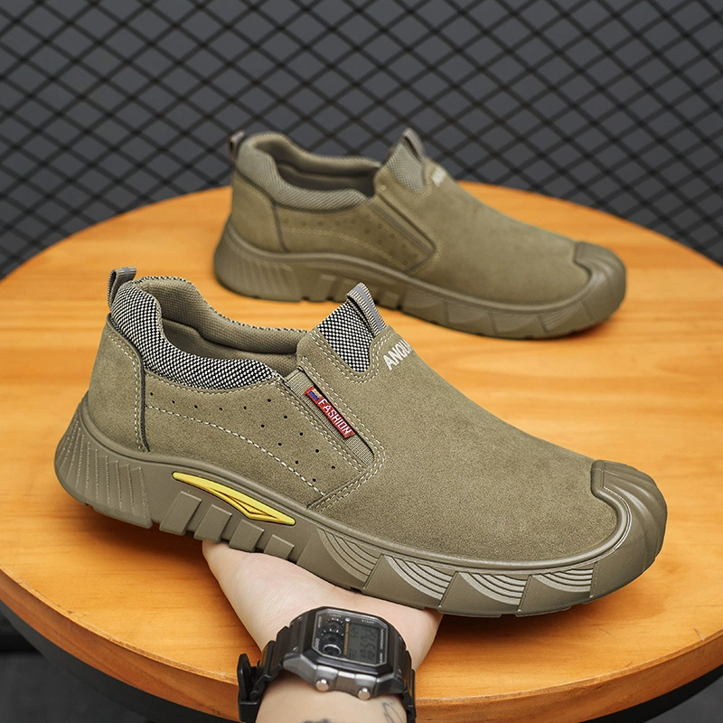 Обувь по страхованию труда Мужская легкая мягкая подошва без стального бака