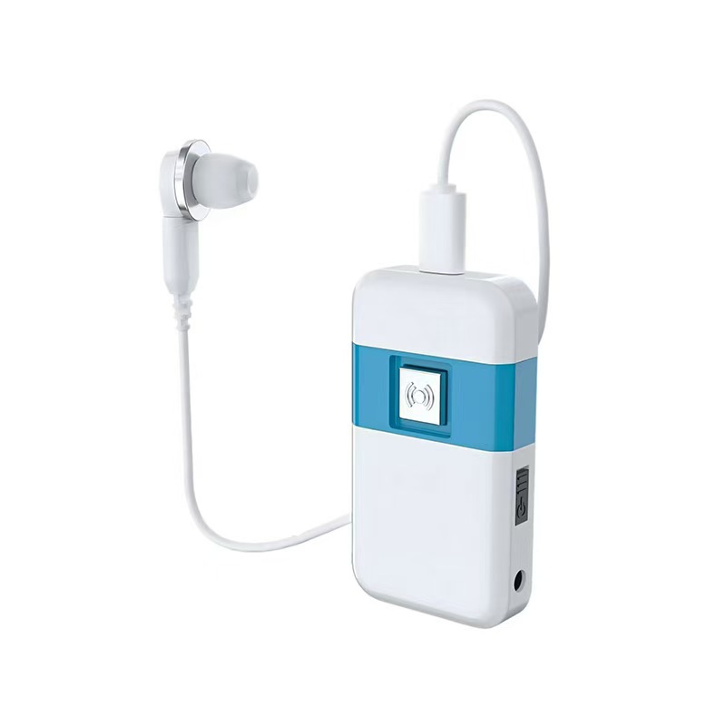 Amplificador de sonido de audífonos de caja de comercio exterior transfronterizo, coleccionista de sonido de cable de oreja única y doble, mayorista de Amazon de alta potencia