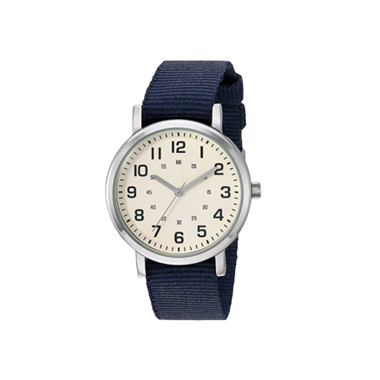 Casual fashionable classic trend quartz textile men's watch for…