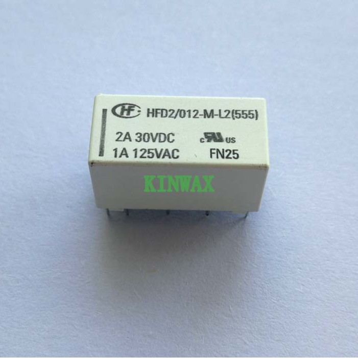 继电器双线圈磁保持继电器HFD2-012-M-L2(555)