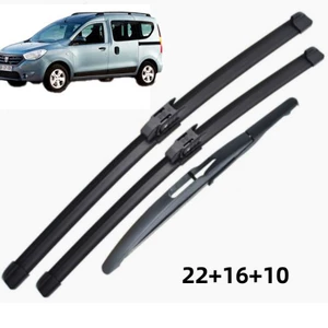 Suitable for Renault Dacia Dacia Dokker 2016-2024 Wiper Front and Rear Double Strip Wiper
