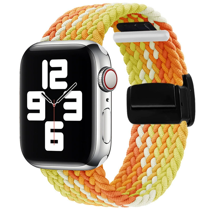 Подходит к браслету на руку Apple Nylon braided watch strap магнитная складная пряжка iwatch23456789 представитель пояс