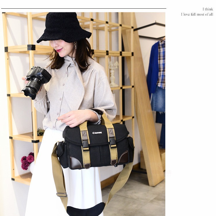 캐논 EOS90D60D70D80 캐논 캐논 어깨 캔버스 사진 가방 D6D7D5D35D4 용 SLR 카메라 가방