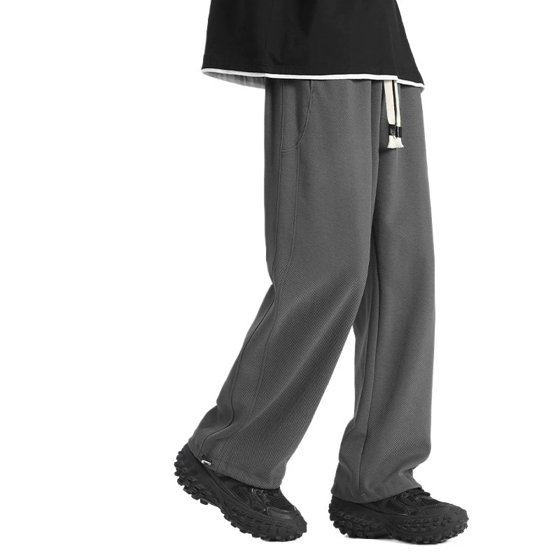 Зимние штаны, свободные, прямой покрой oversize