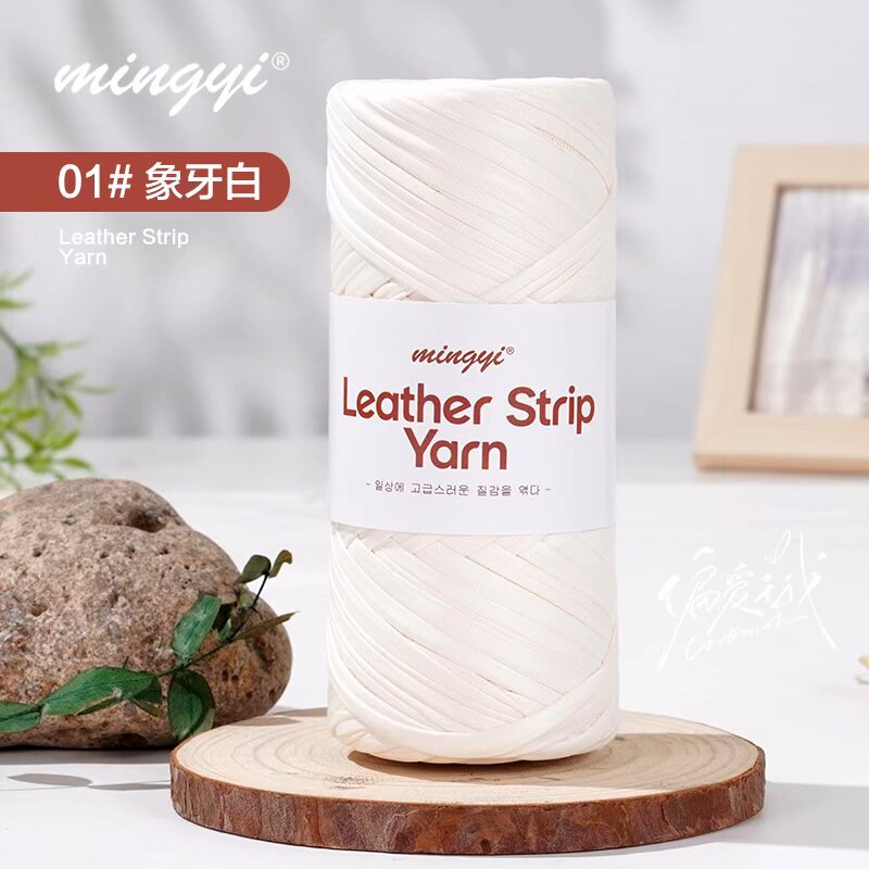 Hilo de Cuero para Tejido, Tejido a Mano para Bolsos DIY