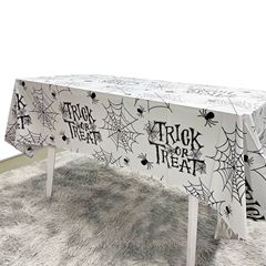 ハロウィーンパーティーテーブルクロス蜘蛛の巣テーブルクロスお化け屋敷装飾用品Halloweenテーマテーブルクロス