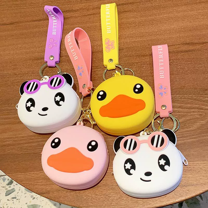 B.Duck, креативный кошелек, чехол для ключей, кулон-ключница, наушники, сумка для снаряжения, аксессуар для рюкзака для любимого, рюкзачный аксессуар, с маленькими медведями, bluetooth