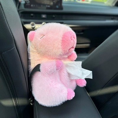 Car tissue box/set — Ka Pi Ba La Plush Tissue Box car use hanging plush
