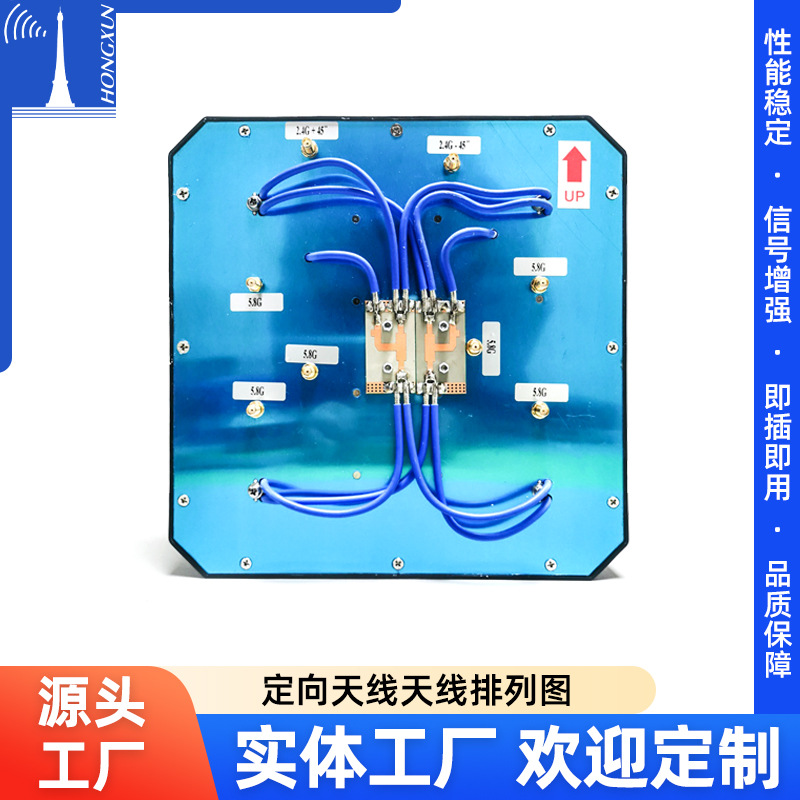 批发双频单双极化室外监控定向天线 防水防静电防火阻燃高增益