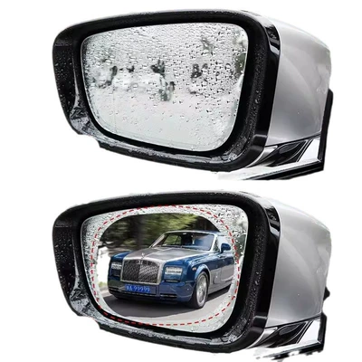 Waterproof Glass Film for Rainy — Rearview mirror rainproof sticker