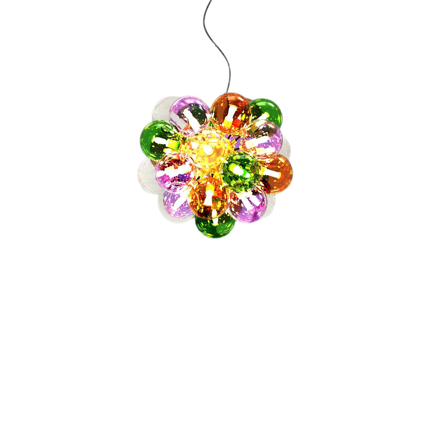 Bombilla de globo de vidrio de dopamina lámpara de la habitación de los niños candelabro personalidad artística creativa sala de estar dormitorio comedor luz L001