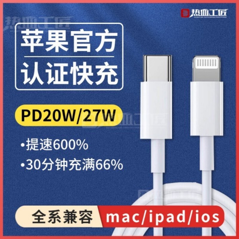 Super Fast Charging Pd Charger Data Cable Suitable for Apple 8/9/10/11/12/13/14 Hot-Blooded Craftsman X04
