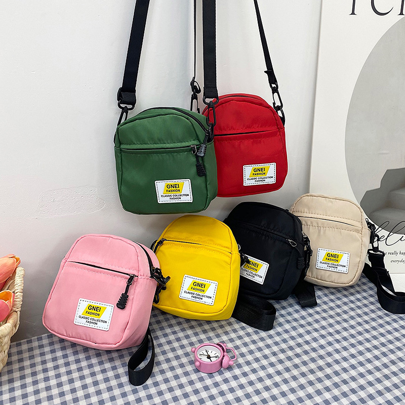 Nylon solid color wallet