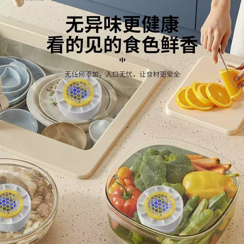 家用果蔬清洗机小型蔬菜水果除农残涡轮净化器便携无线自动洗菜机|undefined