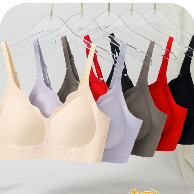 Venta directa de fábrica comercio electrónico transfronterizo Sudeste de Asia Vietnam Tailandia damas sin costuras sujetador de recogida lateral cómodo