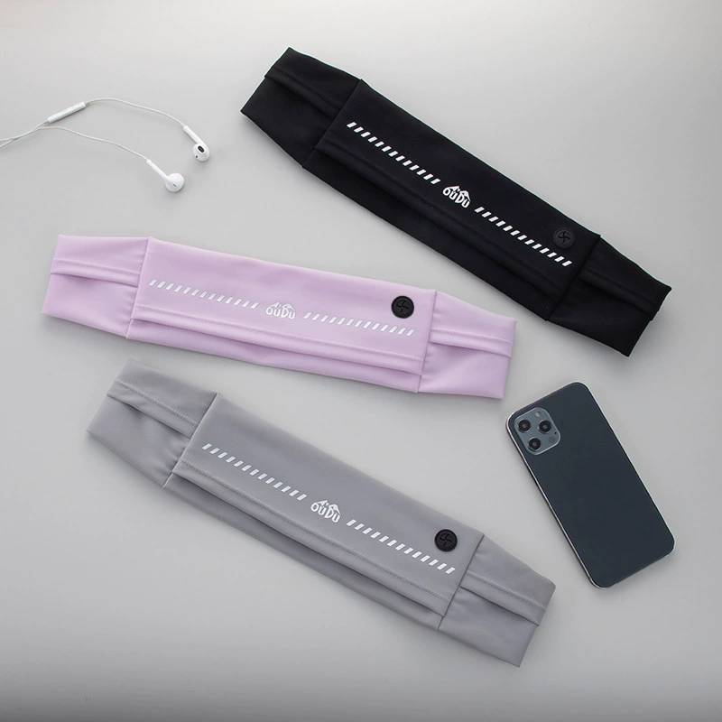 Новая Спортивная поясная сумка для бега, сумка для мобильного телефона, мужское и женское Уличное оборудование, водонепроницаемая невидимая ультратонкая мини-маленькая поясная сумка