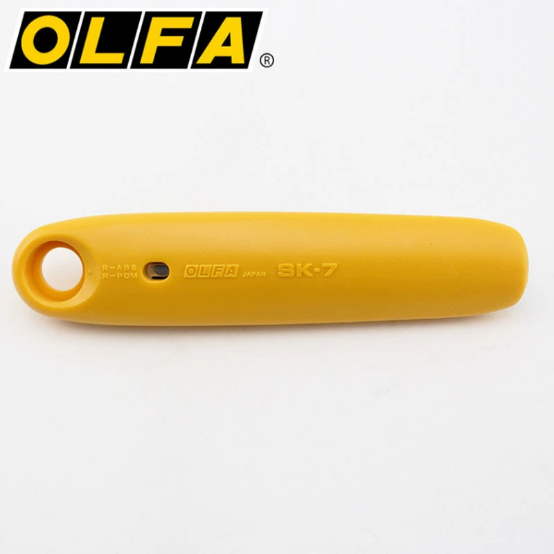 Складной резак OLFA Eliva SK-7 с автоматическим выдвижением, компактный и удобный рабочий нож, режущий нож, открывающий коробку нож