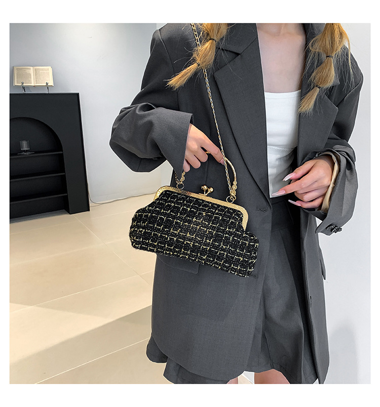 Fashion Chain Bag Autumn New Trend Simple Shoulder Bag Shell Bag Casual Crossbody Bag Women's Bag_voghion.com