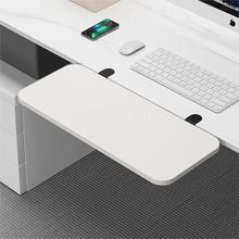 桌面扩大延长板免打孔折叠板木板键盘手托支架加长加宽延伸板