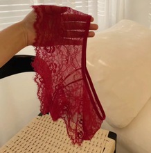 诱惑蕾丝欧美风性感内裤女士低腰交叉外贸三角纯欲内裤女