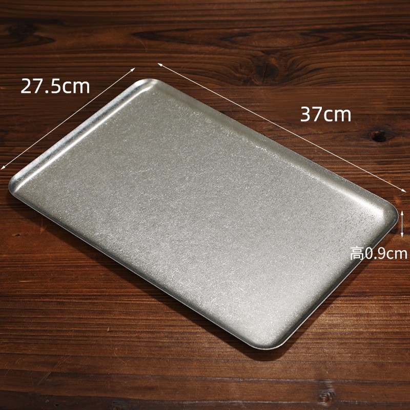 37*27cm 직사각형 트레이(레트로 스타일)