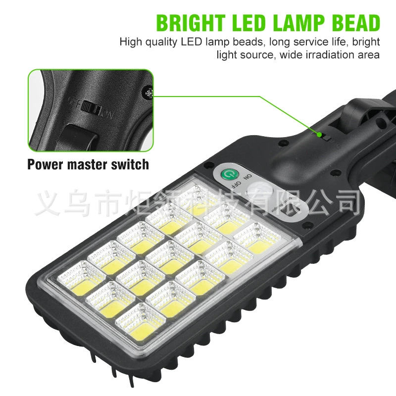 (Cross-border trading), LED travel physiological street lamp solar-powered, induction light strip for gazebo, sconce, garden lights, remote control