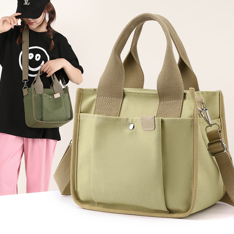 Cross-border Japanese Tote Bag 2022 Early Autumn Canvas Bag Women's New Casual Simple All-match Handbag Women's Crossbody Bag Cross-border Japanese Tote Bag 2022 Early Autumn Canvas Bag Women's New Casual Simple All-match Handbag Women's Crossbody Bag