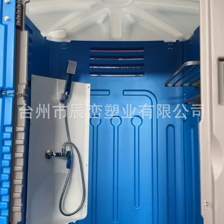 户外淋浴房配座便式陶瓷马桶 直排水冲陶瓷马桶厕所 户外塑料厕所