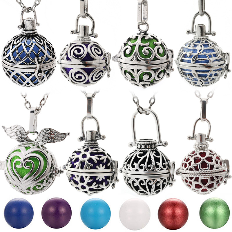 Mexican chime aromatherapy dream catcher cage necklace pregnant women fetal education essential oil diffuser Hollow Small Box high quality hanging items