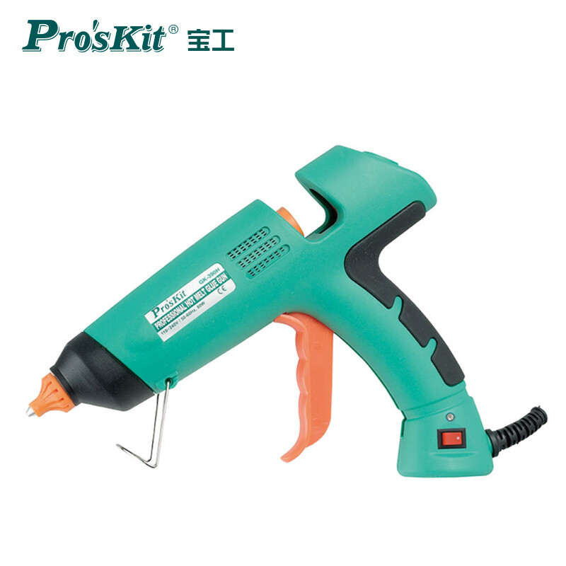 宝工GK-390H万能热熔胶枪80W 玻璃胶枪硅胶条热溶胶棒专业打胶枪