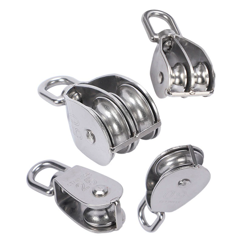 Шкив нержавеющей стали 304 одиночный/шкив двойника/шкив поднимаясь/приводной проволоки/шкив тягового колеса/троса