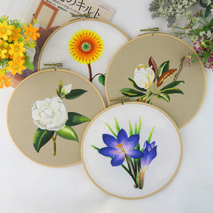 Treasure Embroidery Handmade Creative Adult Material Bag diy Student Antique French Ribbon Embroidery Su Embroidery Kit
